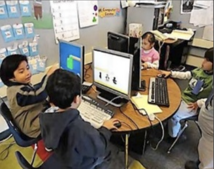 Students with Computers